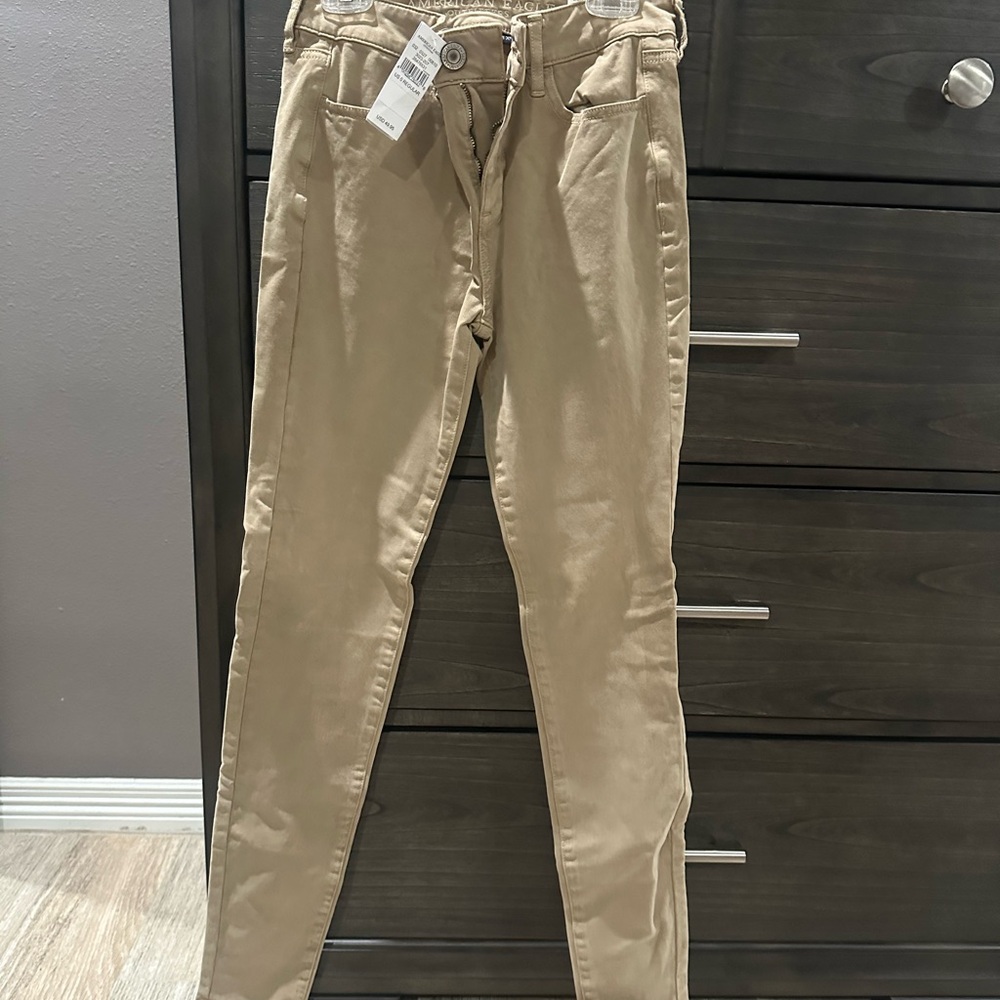 American Eagle Outfitters Tan Jeggings